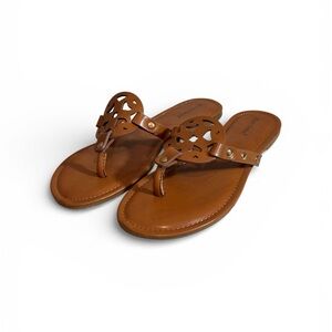 Pierre Dumas Limit-20 Vegan Leather Flat Slip-On Sandal